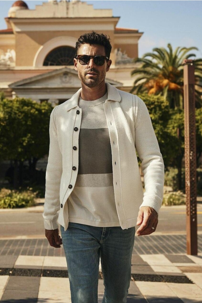 SWEATER WITH STRIPED PATTERN VKW2402304 9120